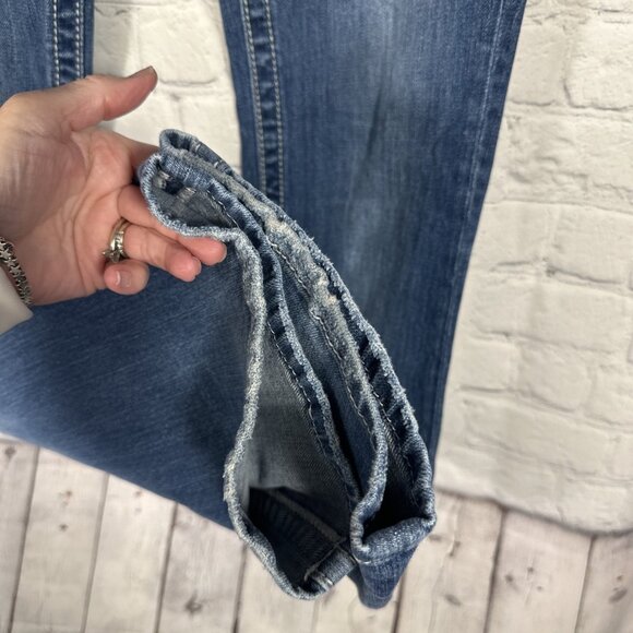 Miss Me Jeans Womens 27 Signature Boot Bootcut Denim Pants  JP5014-8 - Picture 3 of 11